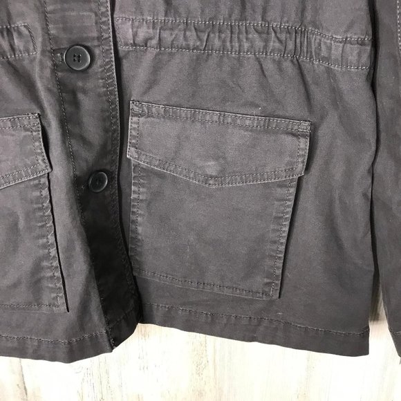💜 LOFT all-season utility cargo jacket size Large - Picture 5 of 9